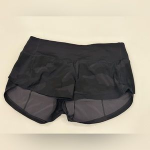 lululemon athletica Jet Black Athletic Shorts